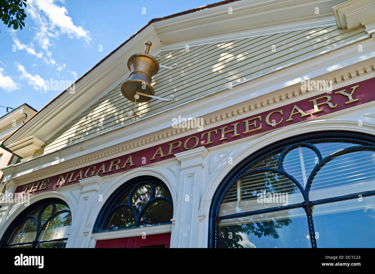 Der Niagara Apothecary in Niagara-On-The-Lake, ON, Kanada. Stockfoto