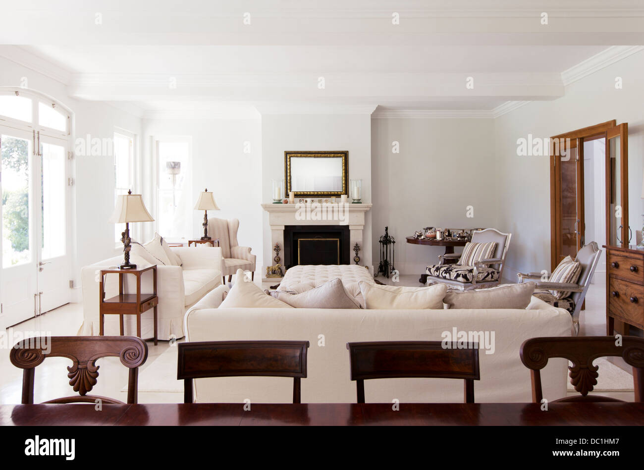 Luxus-Wohnzimmer Stockfoto