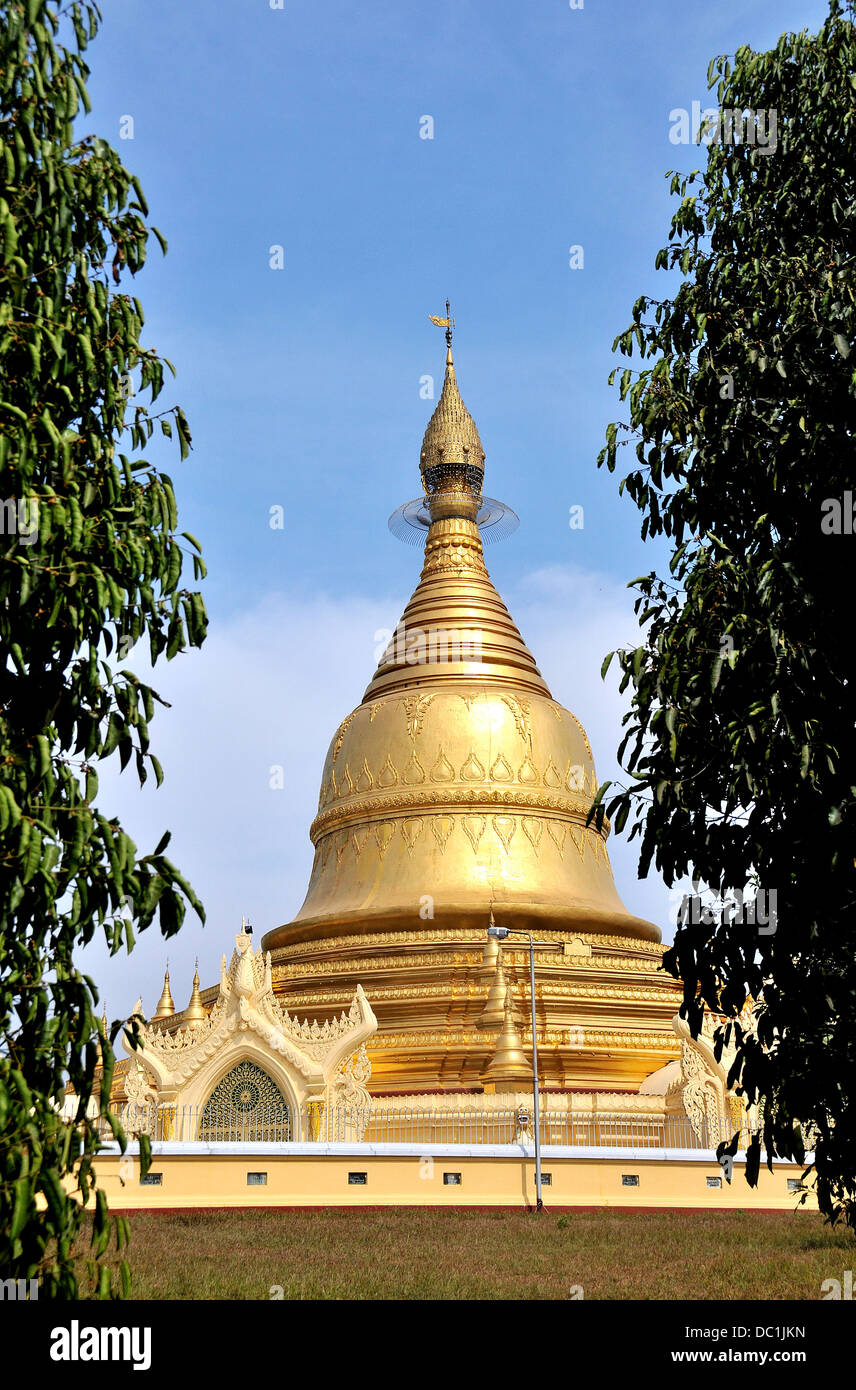 Maha Wizaya Paya Pagode, Yangon, Myanmar Stockfoto