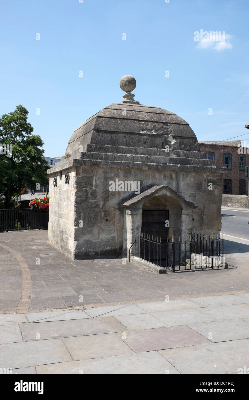 Alte Dorf Lockup Gaol oder Blind House Trowbridge Stockfoto