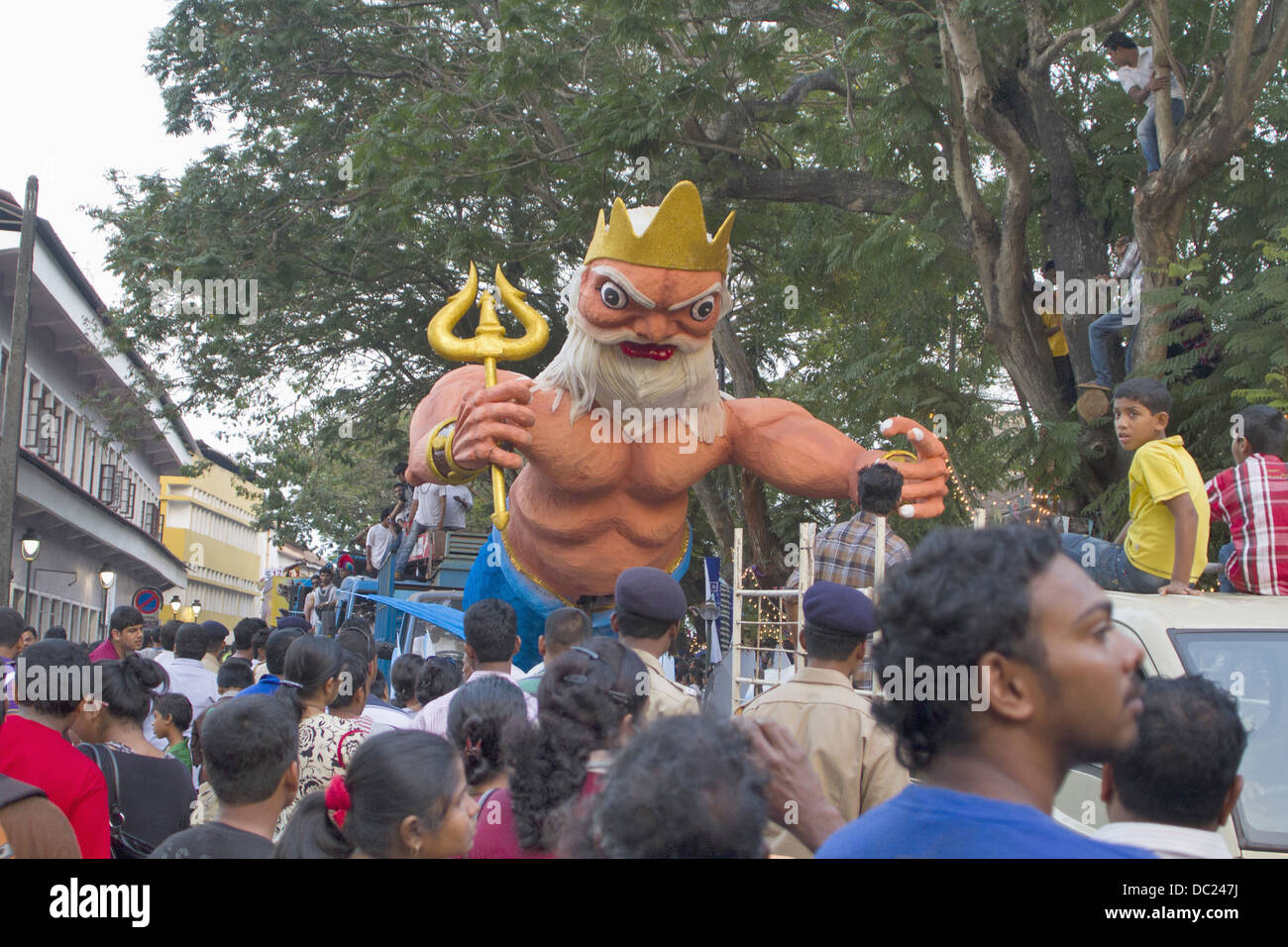 Goan Karneval 2013 in Panjim, Goa, Indien Stockfoto