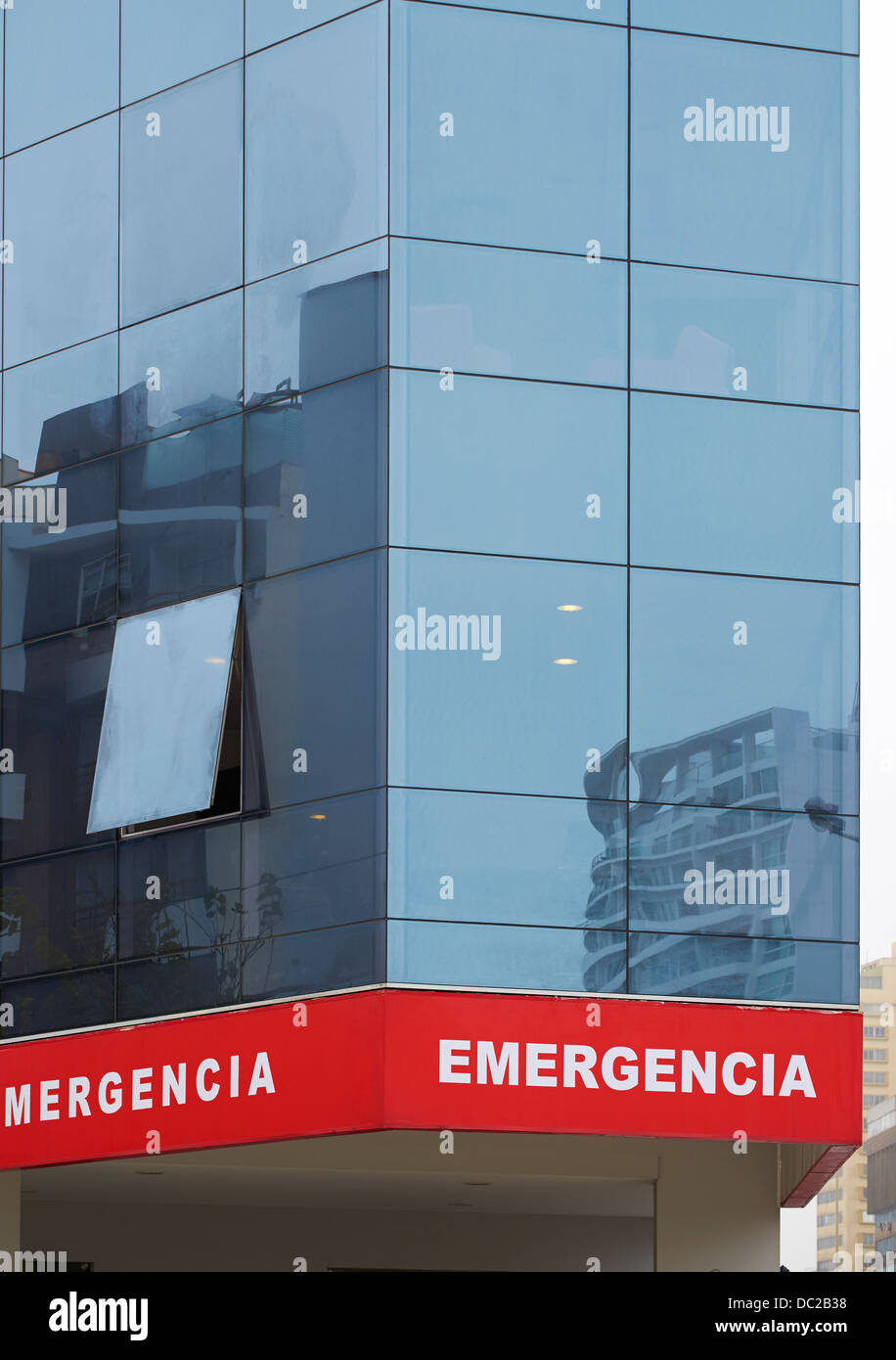 Clinica Good Hope, Viertel Miraflores in Lima, Peru. Stockfoto