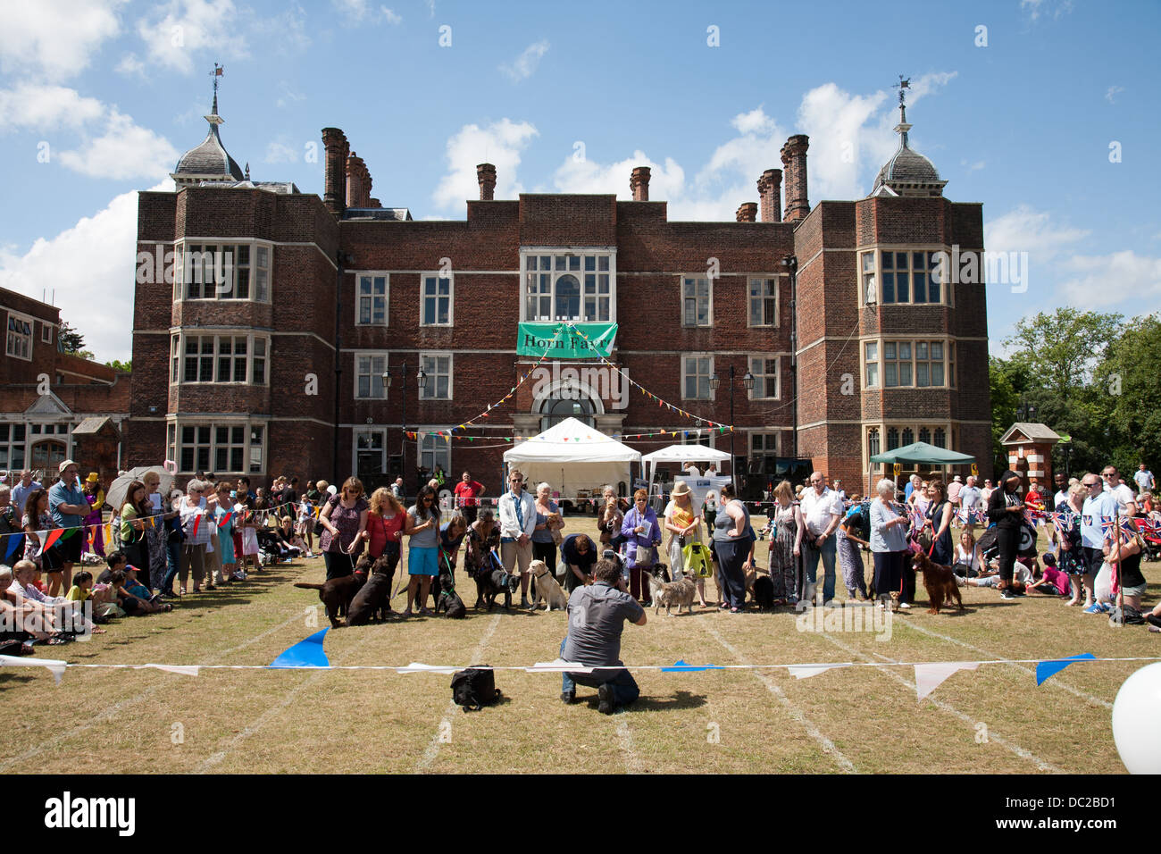 Veranstaltungen an der Charlton Horn Fair Greenwich London Stockfoto