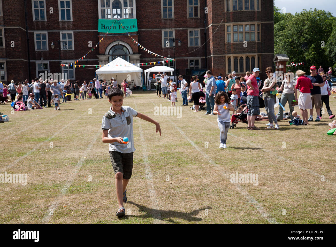 Veranstaltungen an der Charlton Horn Fair Greenwich London Stockfoto