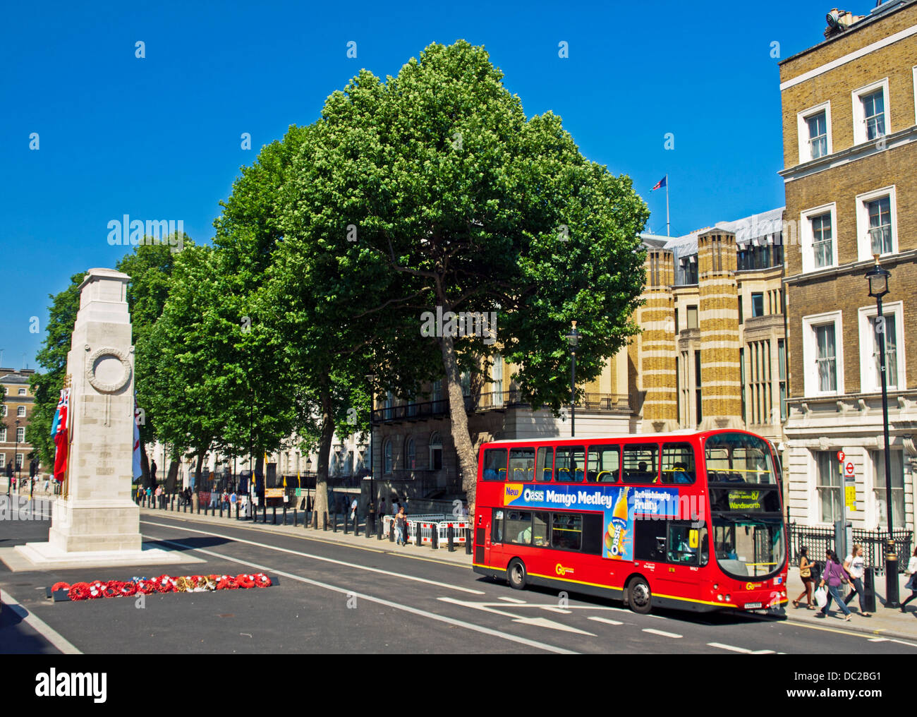 Der Kenotaph, Whitehall, City of Westminster, London, England, Vereinigtes Königreich Stockfoto