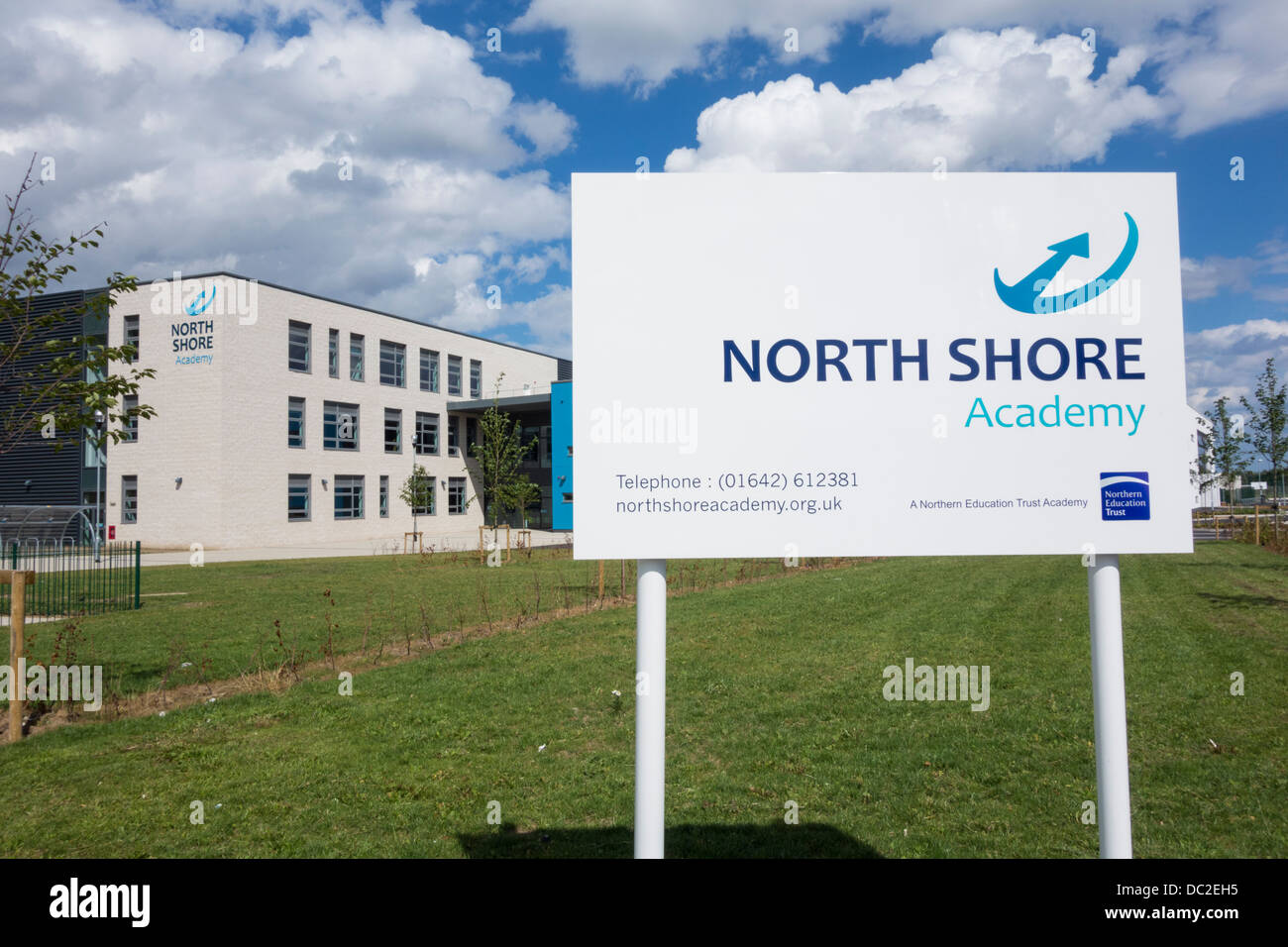 North Shore Academy in Stockton on Tees, England, Vereinigtes Königreich Stockfoto