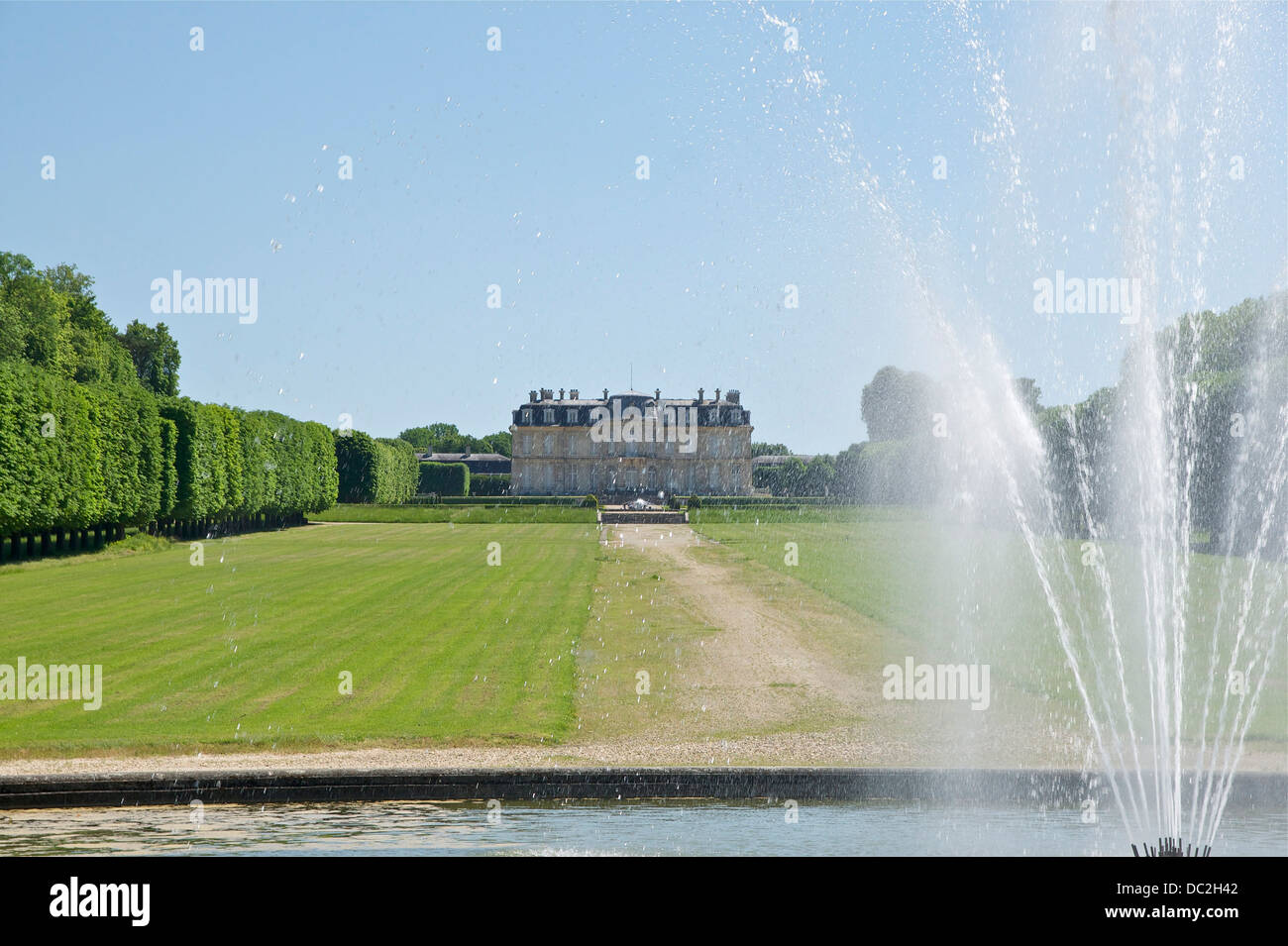 Burg von Champs-Sur-Marne, Seine-et-Marne, Frankreich. Stockfoto