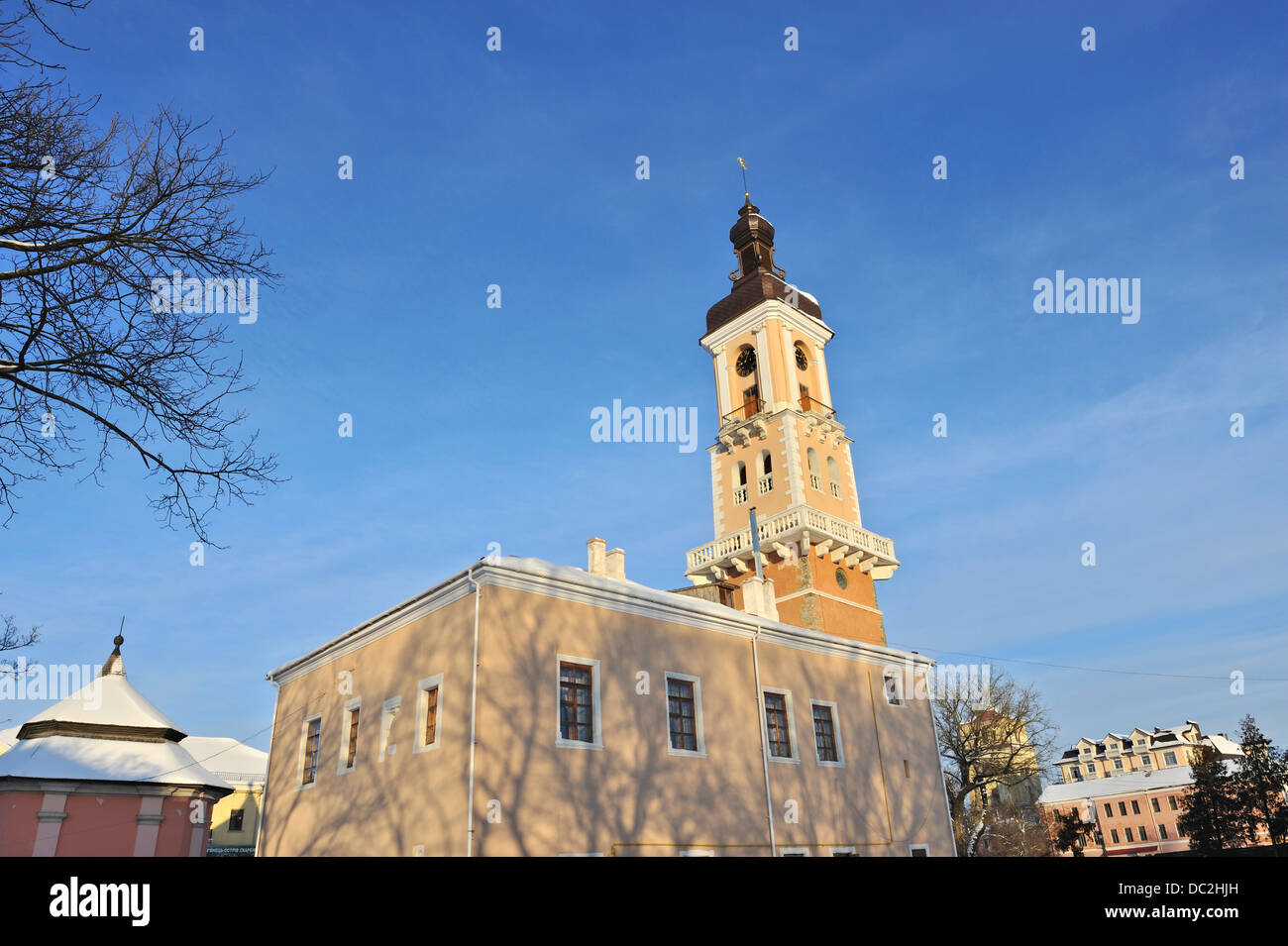 Rathaus, Kamenez-Podolsk, Ukraine Stockfoto