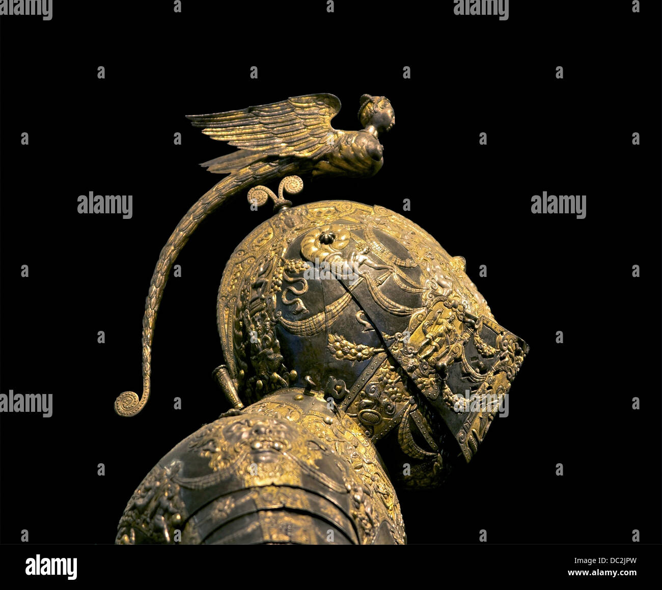 Detail Armure Parade Duc de Parme et Plaisance Vienne Stockfotografie