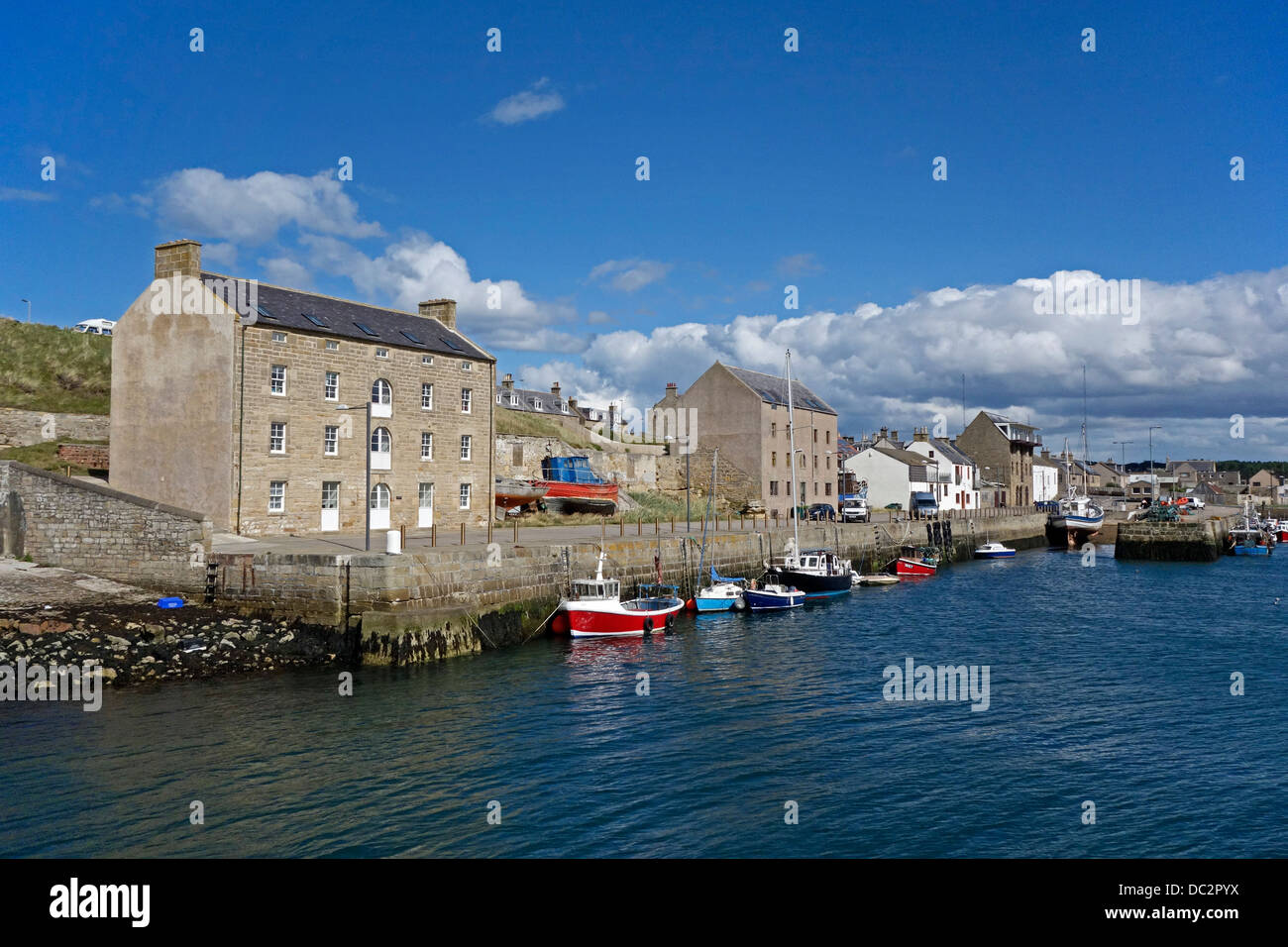 Burghead Hafen Moray Schottland Stockfoto