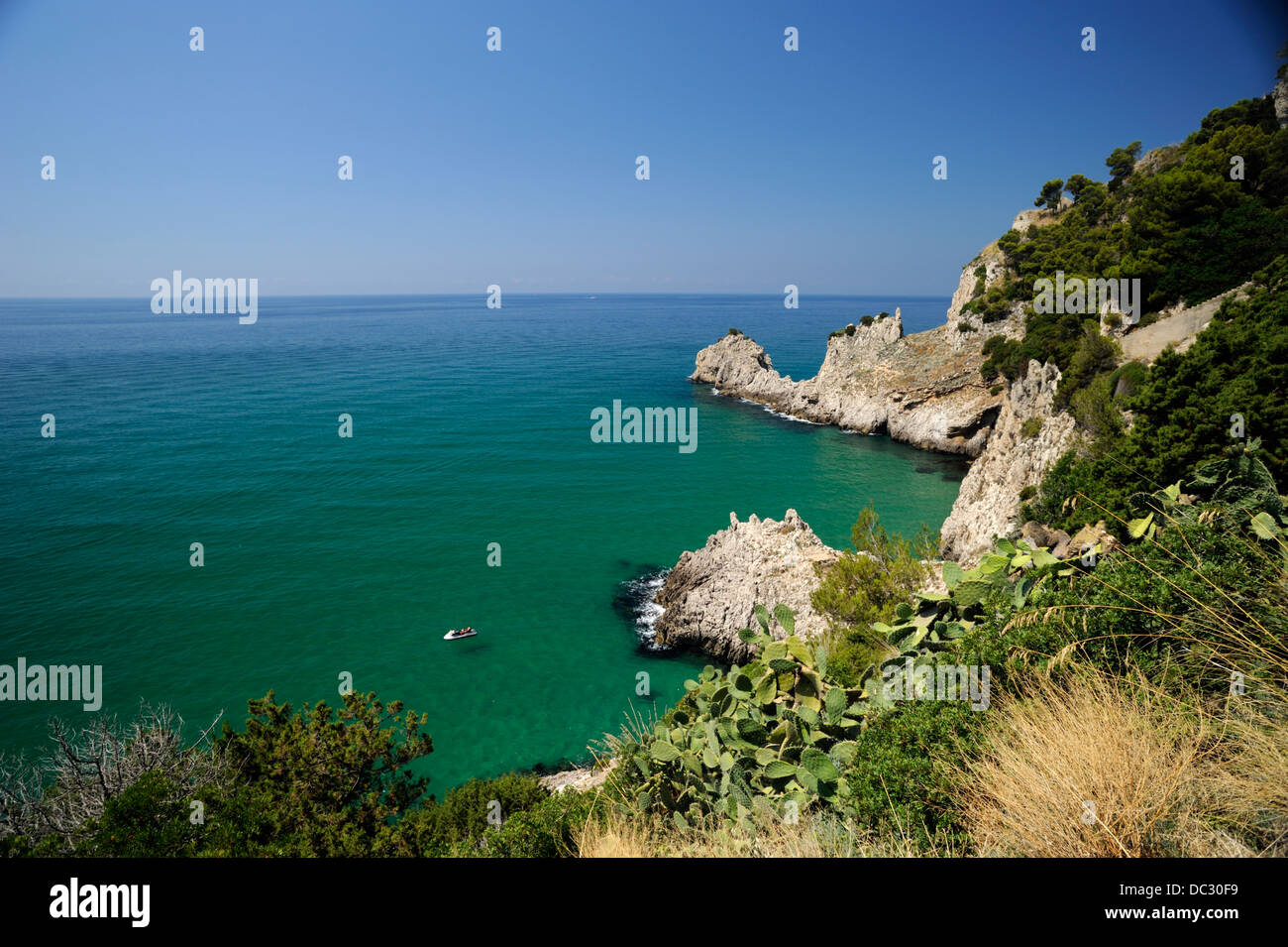 Italien, Latium, Küste, Parco regionale Riviera di Ulisse Stockfoto