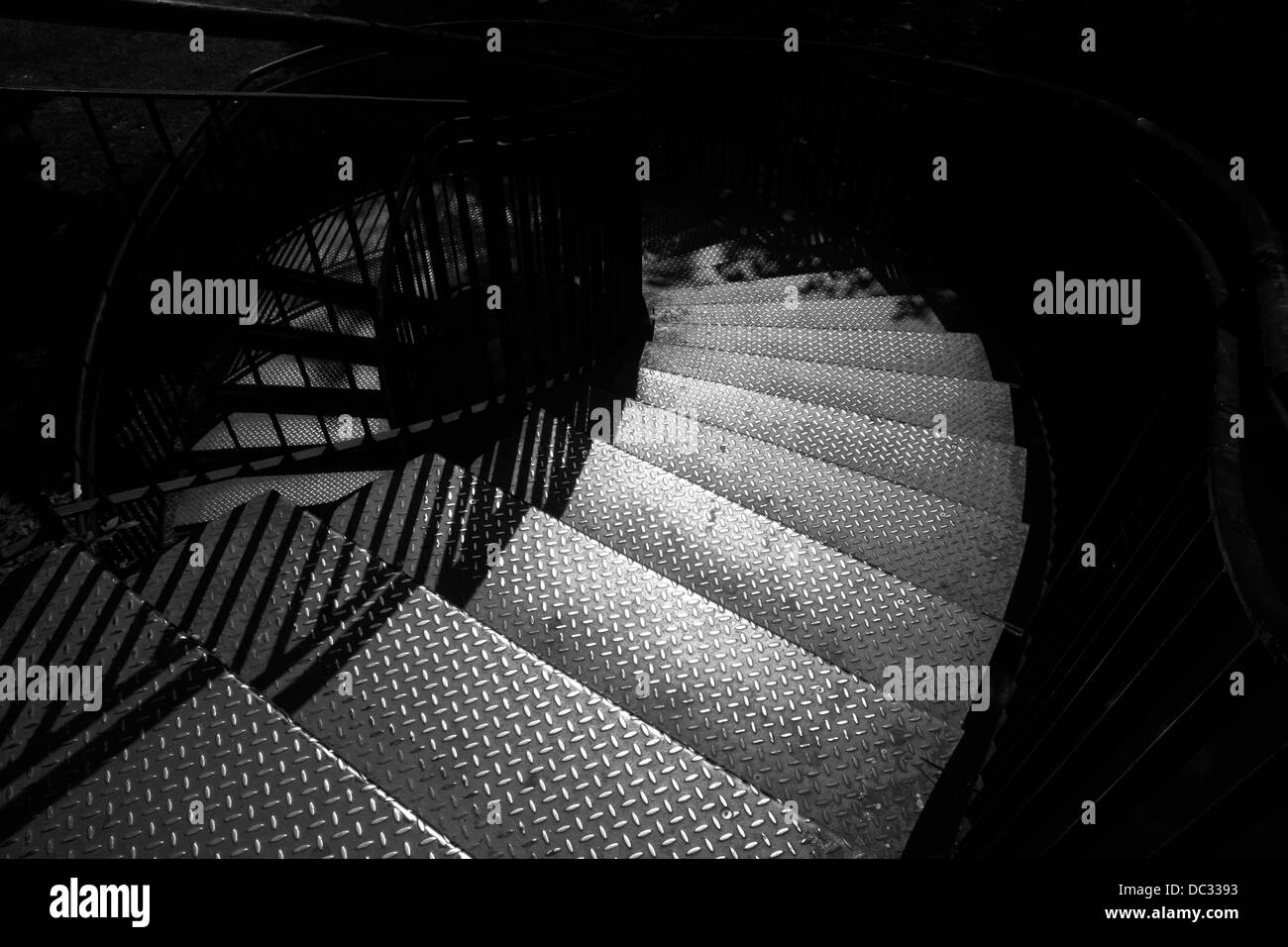 Treppe vom Great Western Road, in der Zwischenzeit Gärten, North Kensington, London, UK Stockfoto