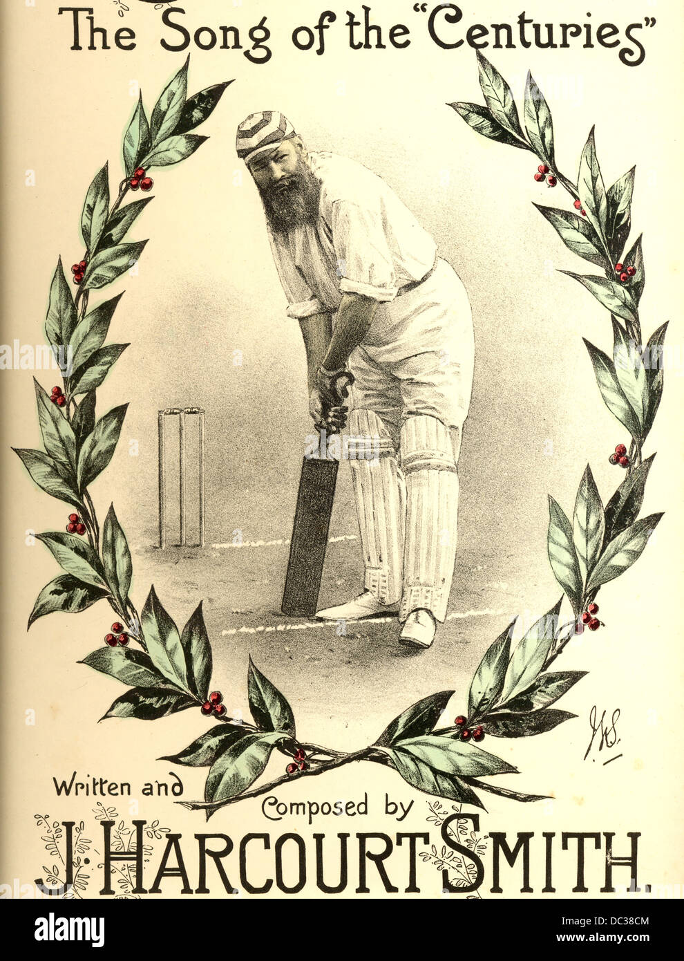 Musik Song Cover mit dem Titel Cricket, das Lied von der "Jahrhunderte" Stockfoto