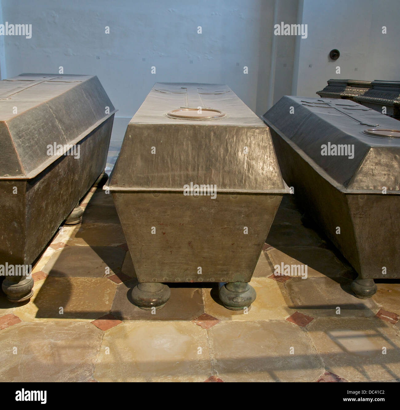 Sarkophag von Leopold II, Heiliger römischer Kaiser, Kapuzinergruft, Wien, Österreich. Stockfoto