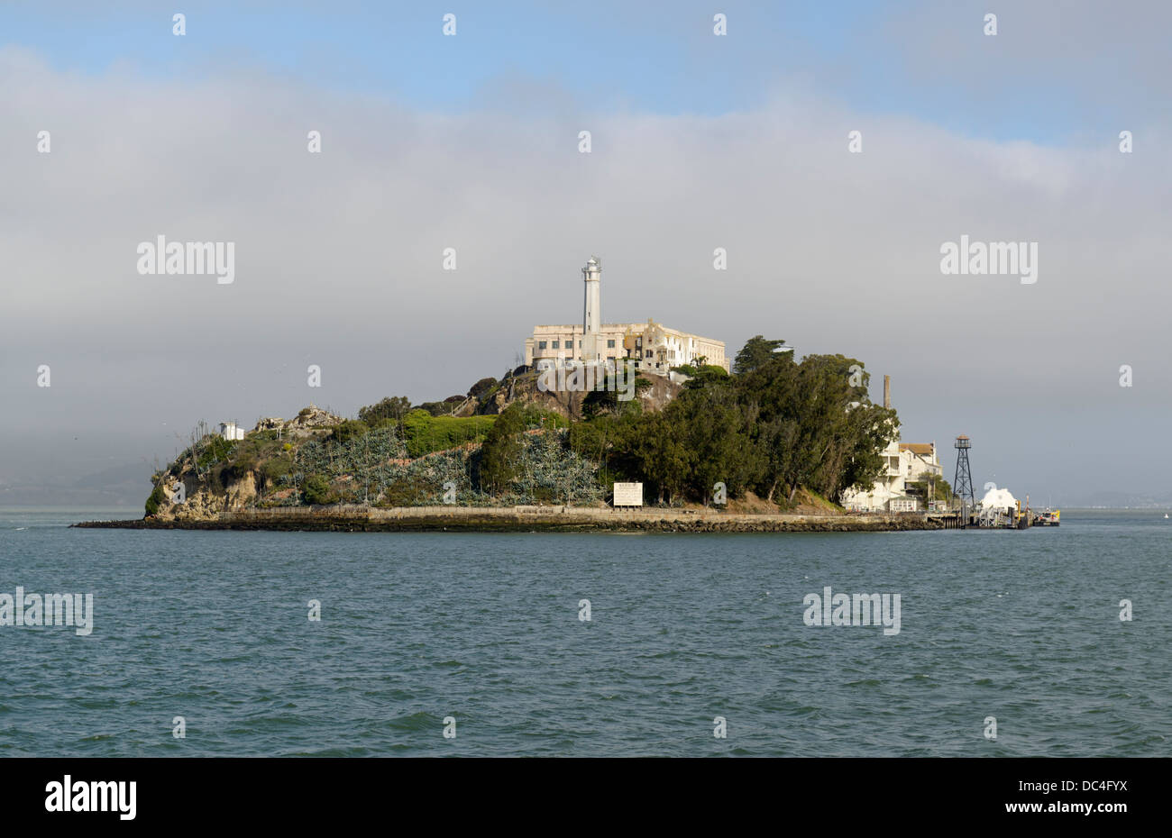 Alcatraz Insel, SF Bay, CA Stockfoto