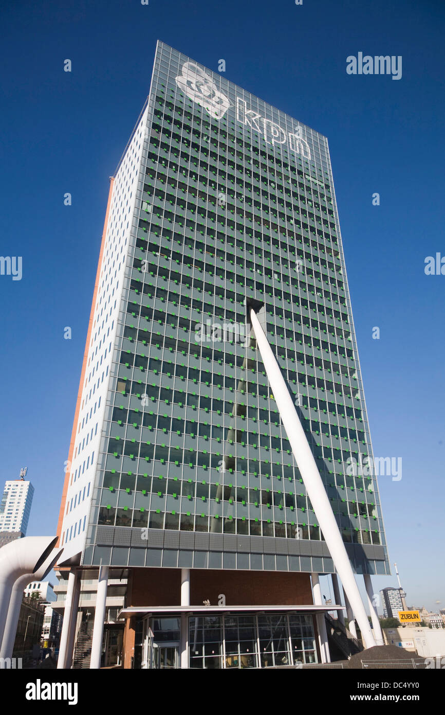 Aufbau von Renzo Piano Rotterdam Niederlande KPN Stockfoto