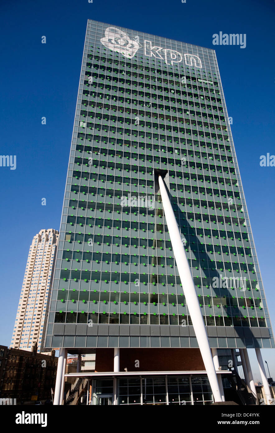 Aufbau von Renzo Piano Rotterdam Niederlande KPN Stockfoto