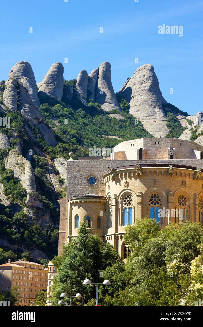 Kloster Montserrat Berg, Katalonien, Spanien Stockfoto