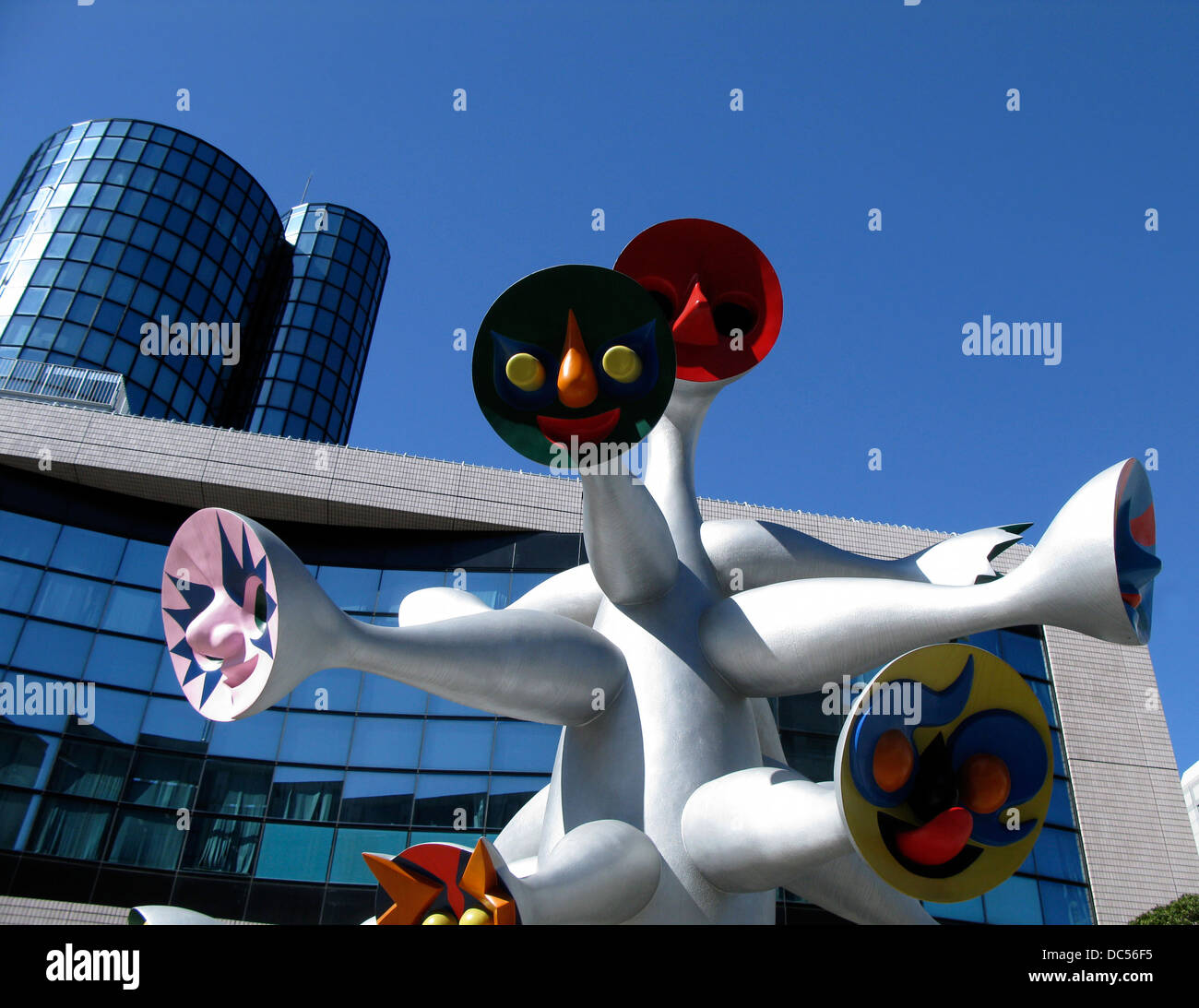 Kinder Baum Skulptur, Shibuya, Tokyo, Japan Stockfoto