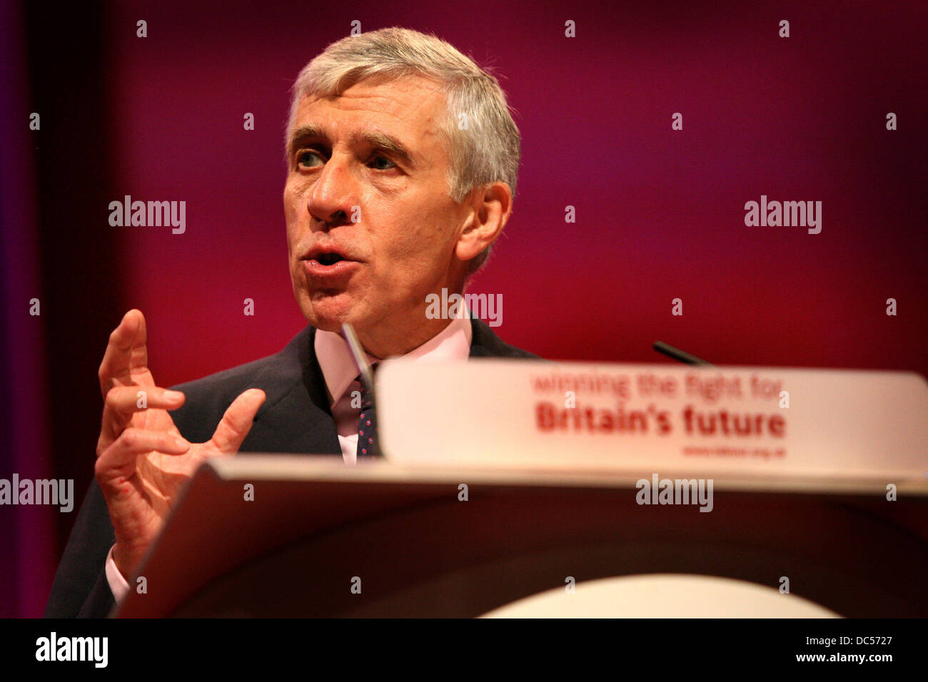 Labour Party Conference Manchester September 2008. Jack Straw Stockfoto