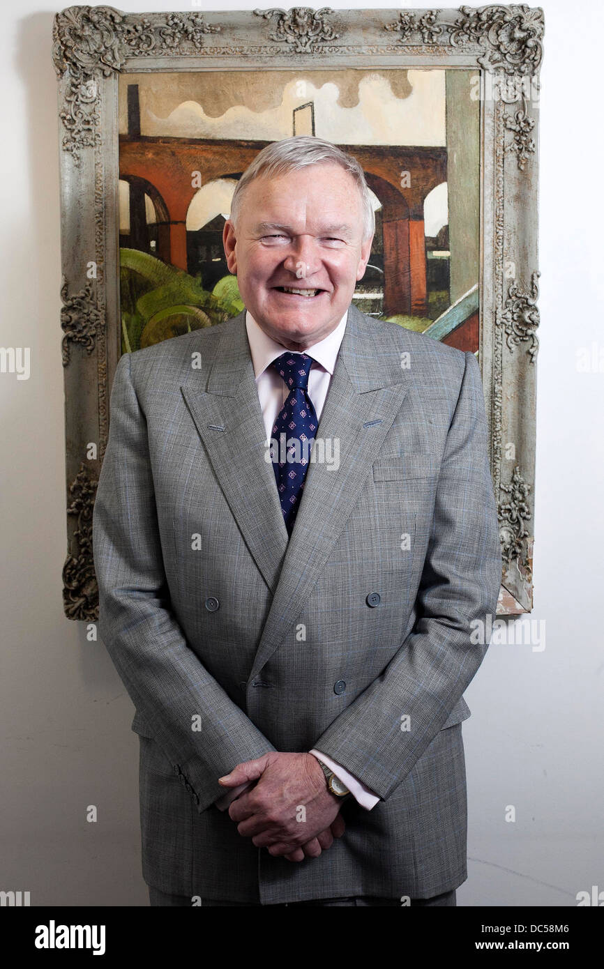 Bruntwood-Vorsitzender Michael Oglesby abgebildet in der City Tower, Piccadilly Plaza, Manchester Stockfoto