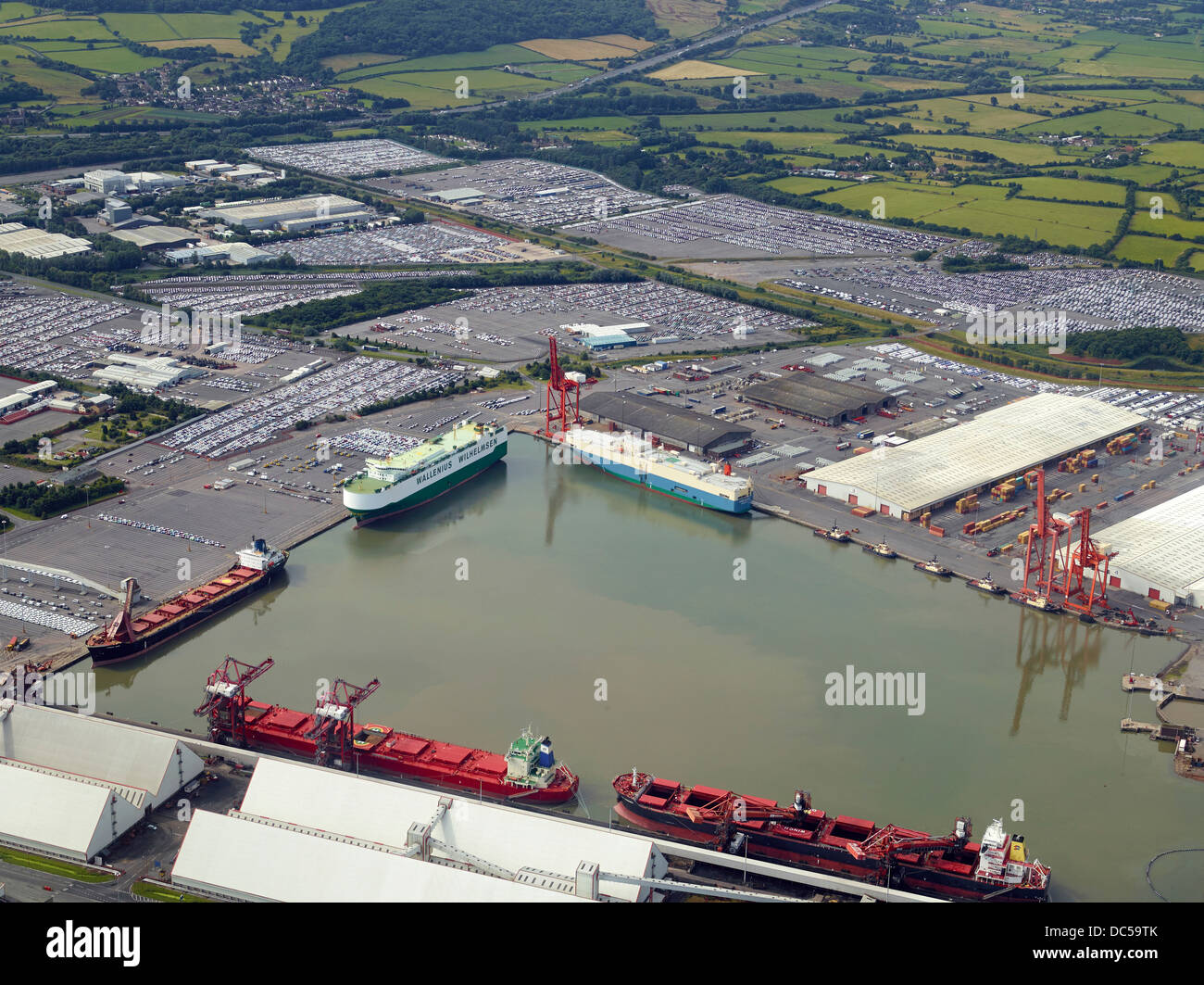 Avonmouth Docks, Bristol, Südwest-England, UK Stockfoto