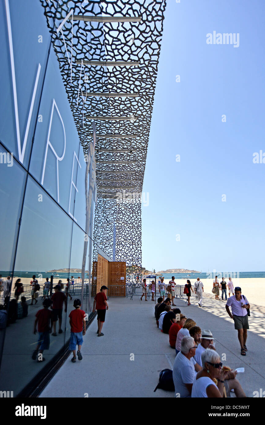 MuCEM Museum Marseille Bouche-du-Rhone Frankreich Stockfoto