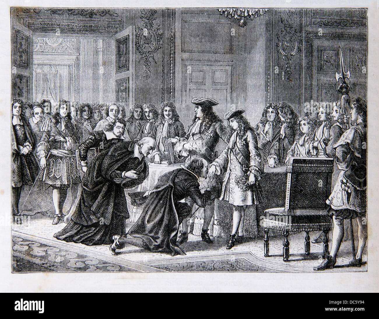 Philippe, Herzog von Anjou, König von Spanien - erklärt Philip V Spanish: Felipe V, Französisch: Philippe de France, 19. Dezember 1683 - 9 Stockfoto