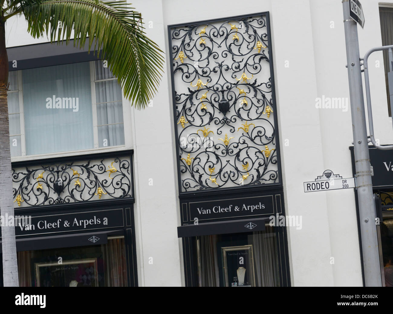 Rodeo Drive, Beverly Hills, CA Stockfoto