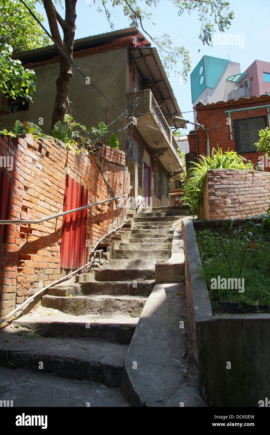 Nostalgie-Haus in Taiwan Landschaft Stockfoto