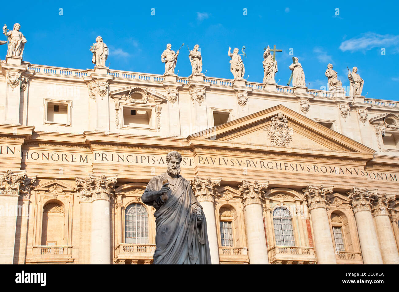 Basilika Sankt Peter im Vatikan Stockfoto