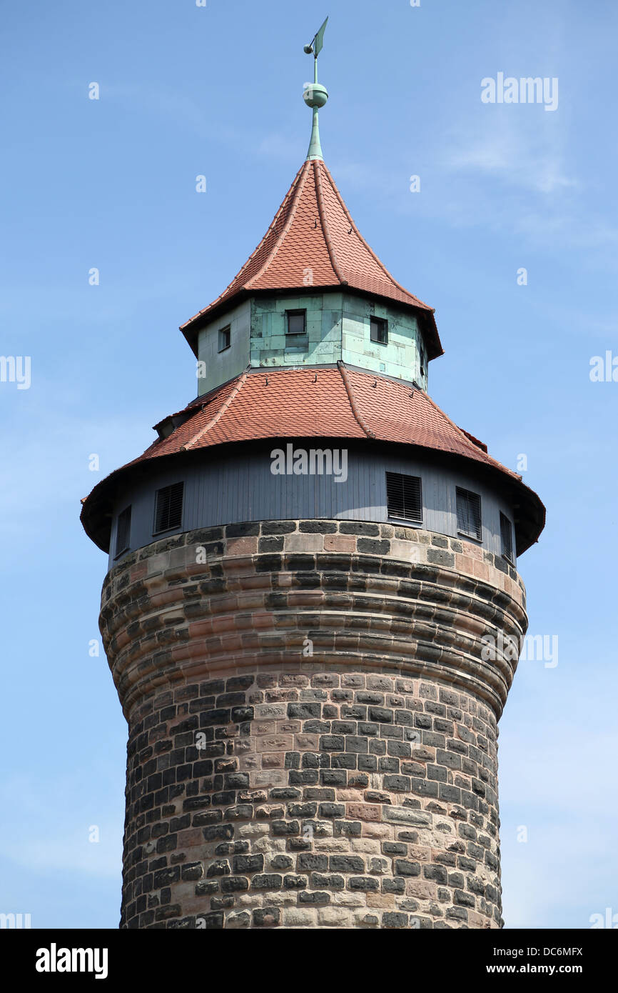 Nürnberger Burg in Deutschland Stockfoto