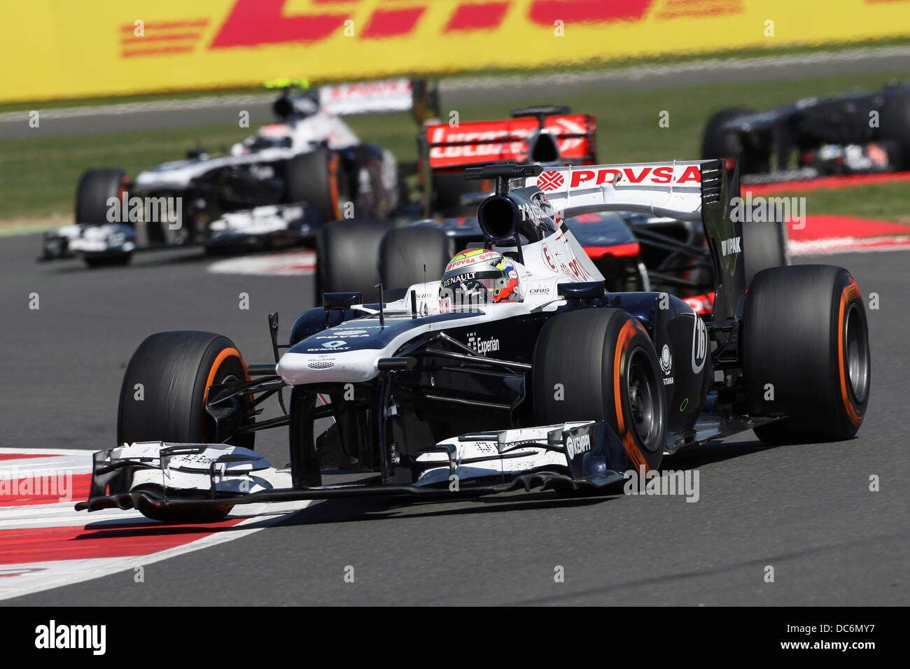Pastor Maldonado, Williams F1, 2013 F1 GP von Großbritannien, Silverstone. Stockfoto