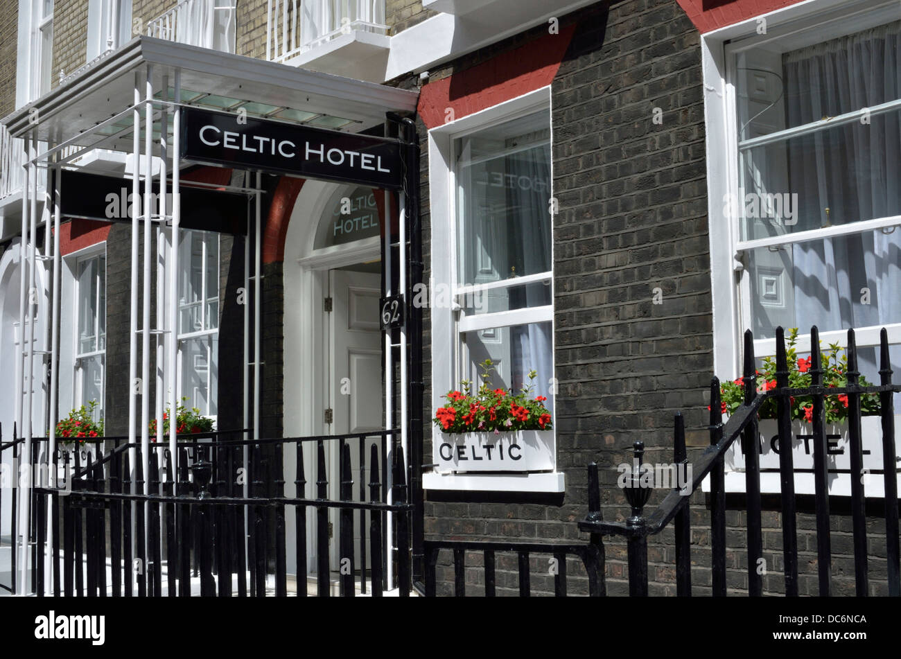 Celtic Hotel in Guilford Street, Russell Square, London, Großbritannien Stockfoto