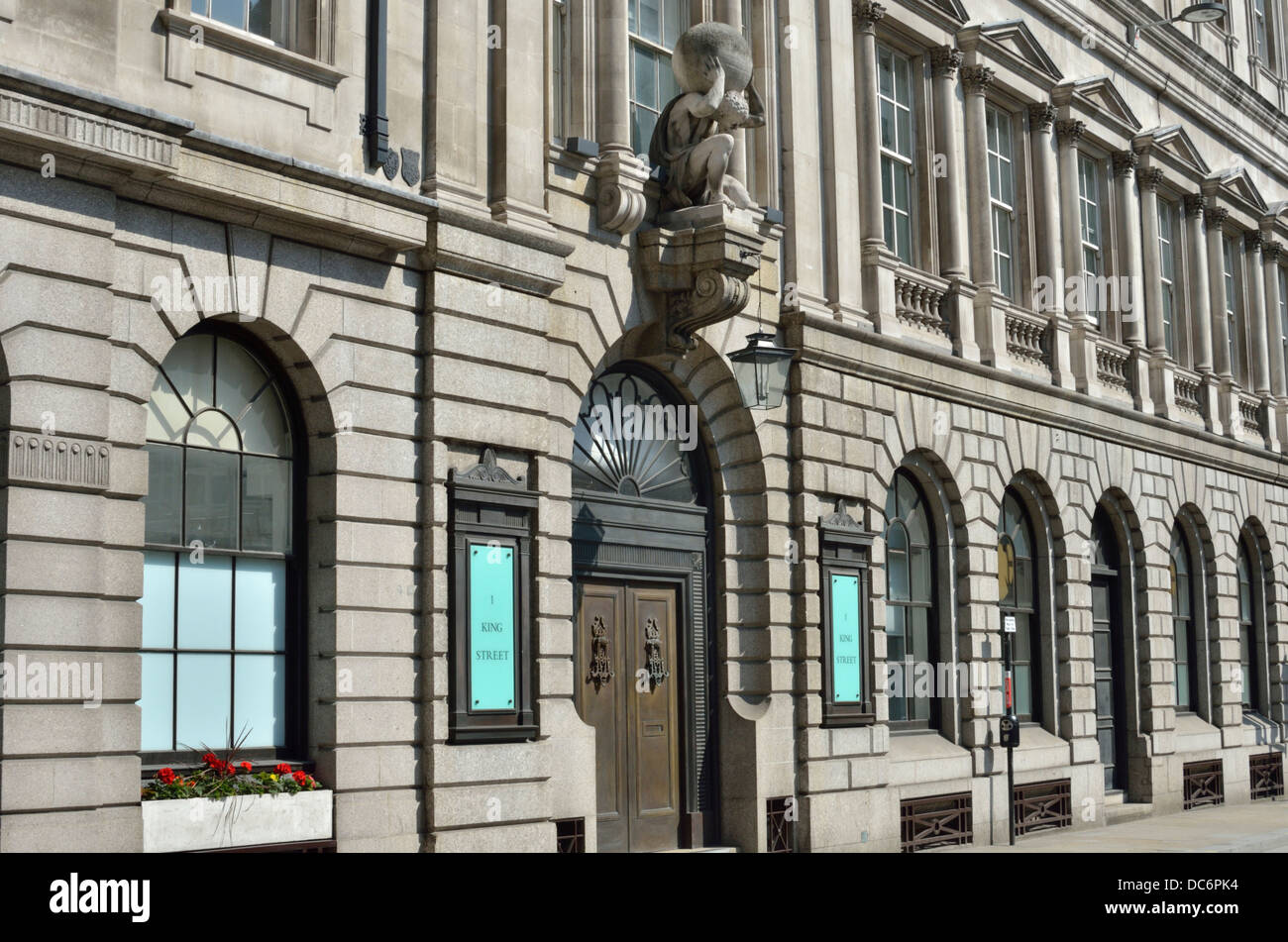 Nummer 1 One King Street Büro Gebäude, City of London, London, UK. Stockfoto