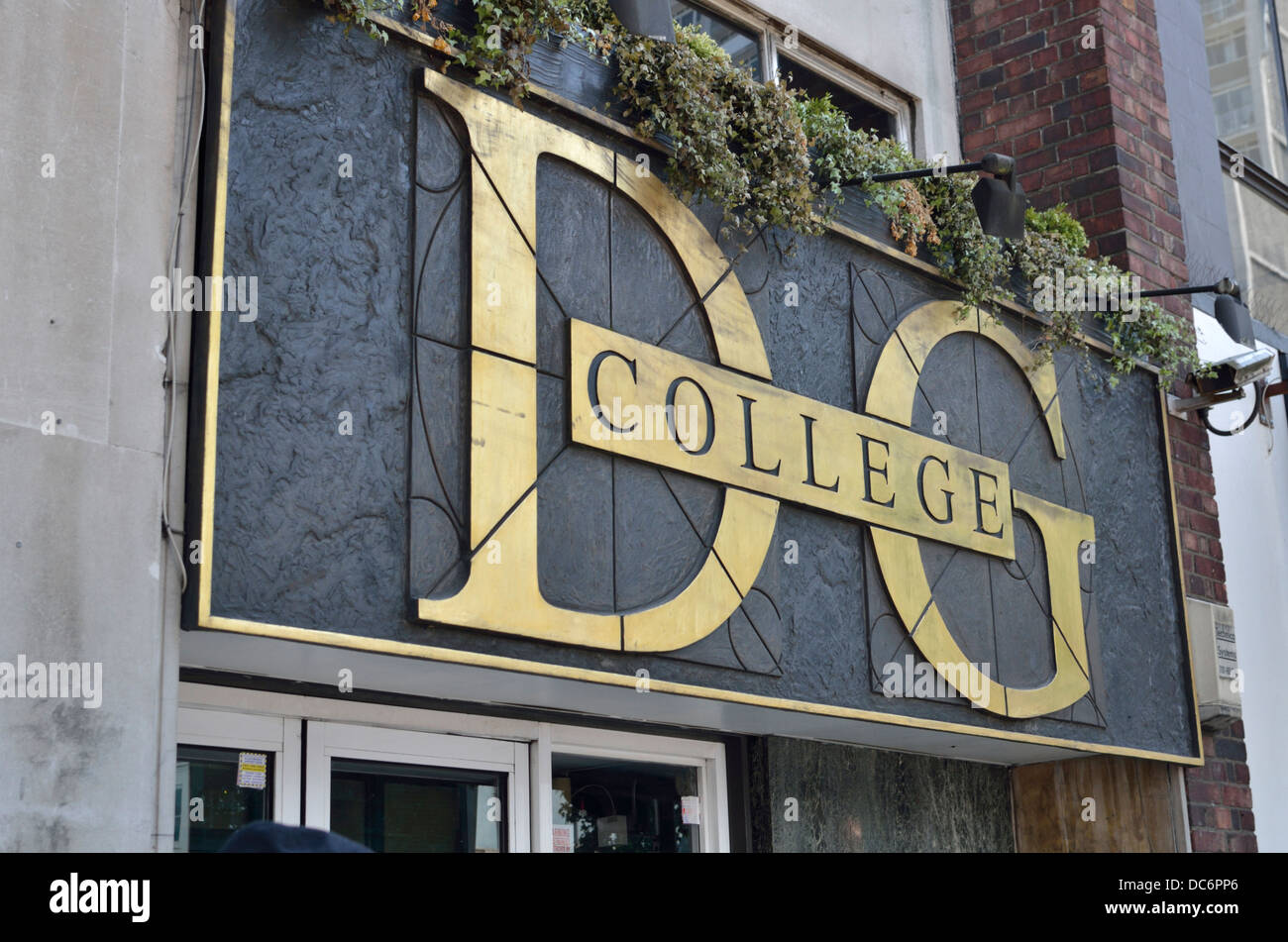 David Spiel College DGC in Notting Hill Gate, Notting Hill, London, Großbritannien. Stockfoto