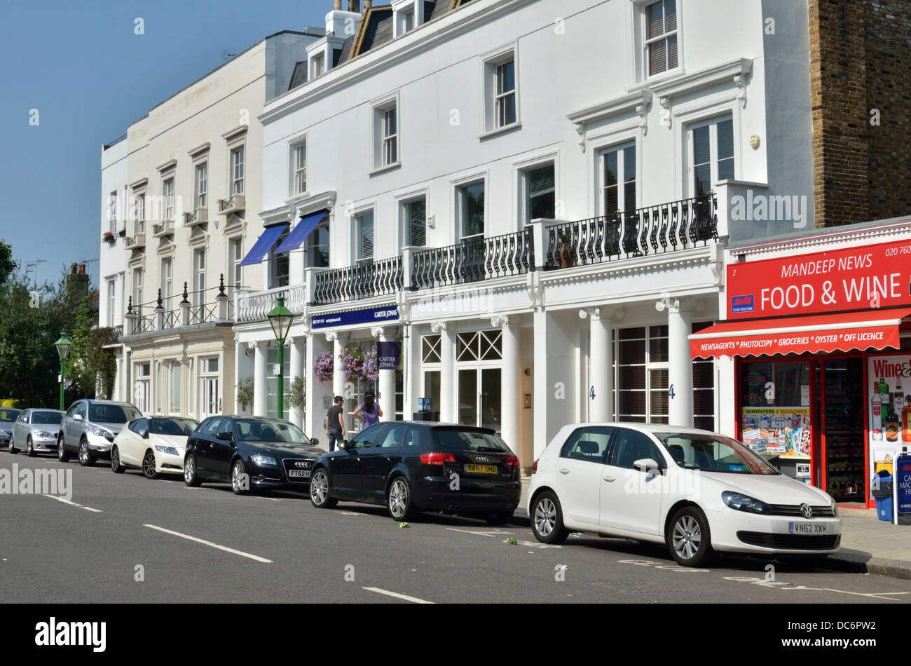 Addison Avenue W11, Holland Park, London, UK. Stockfoto