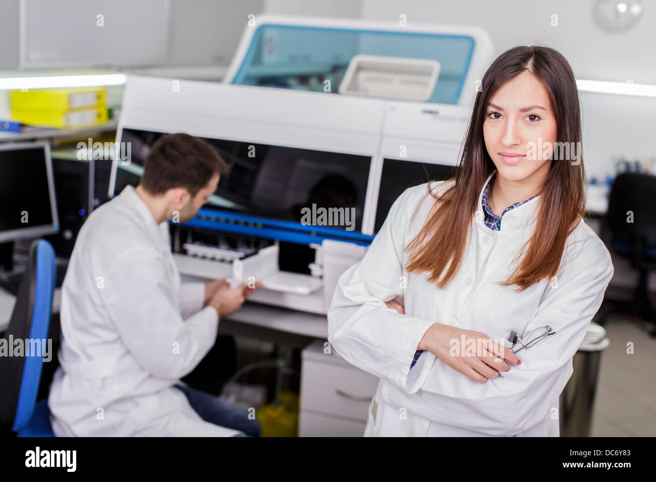 Moderne medizinische Labor Stockfoto