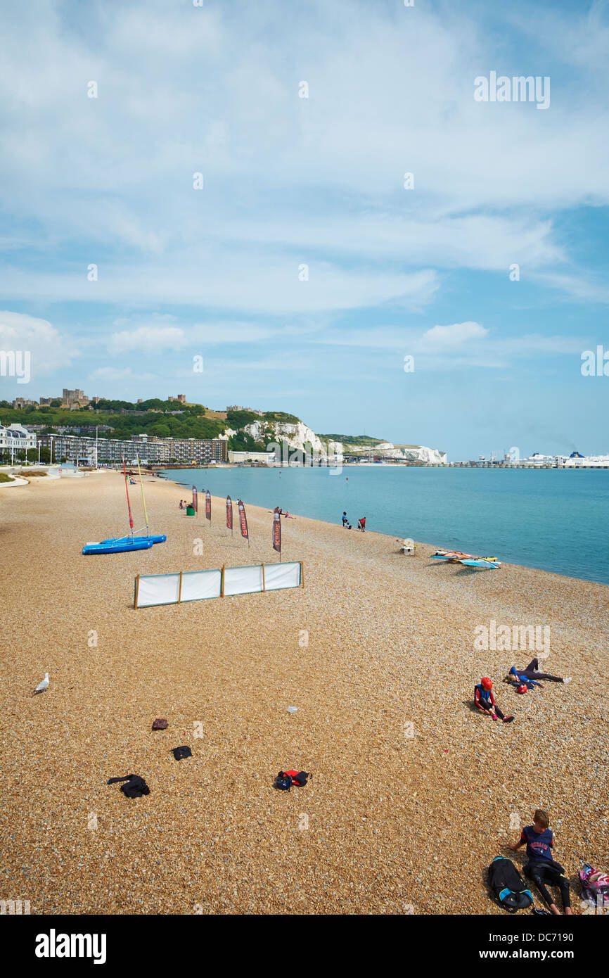 Dover Strand vom Esplanade Dover Kent UK Stockfoto