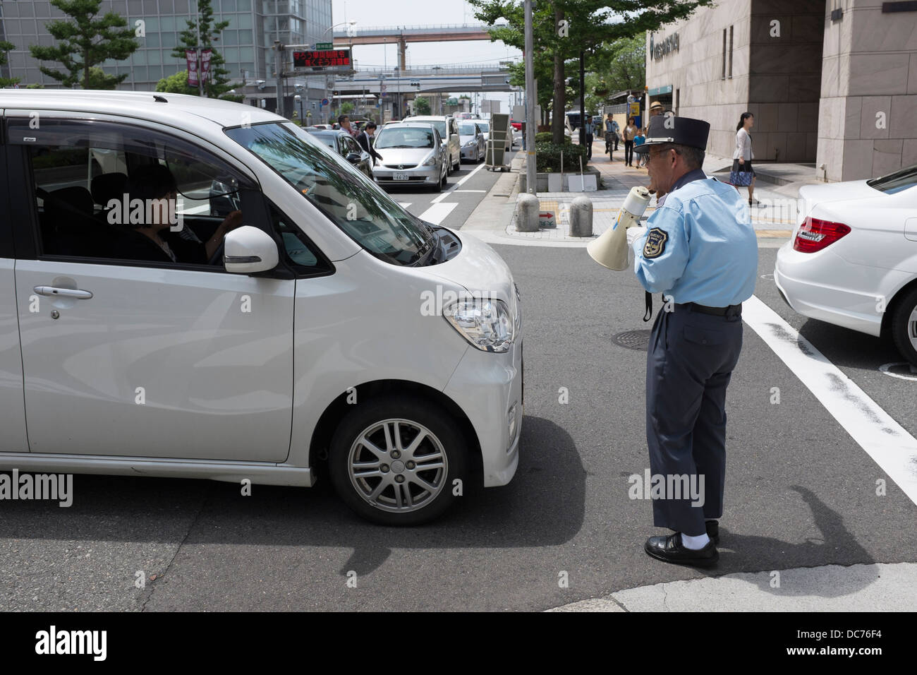 Polizei Autos in Kobe Japan Regie Stockfoto