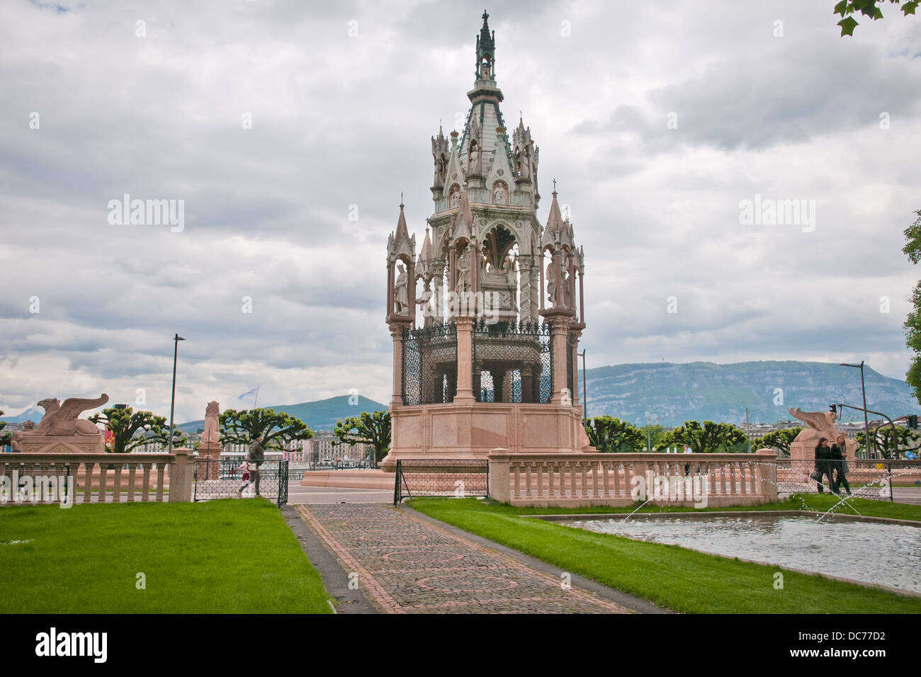 Monument Brunswick, Genf, Schweiz, Europa Stockfoto