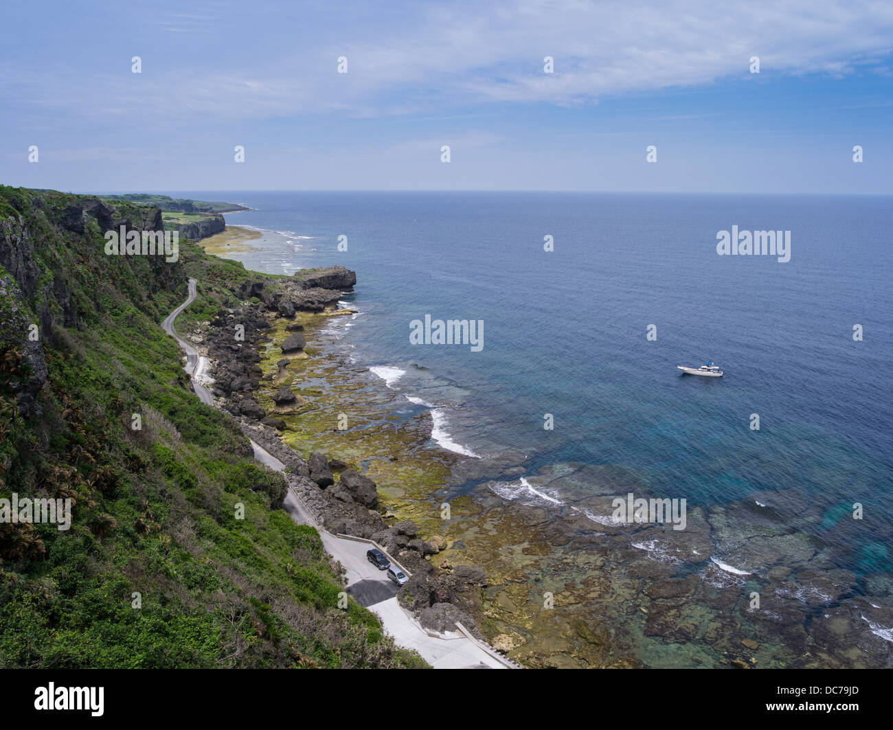 Wajee Sicht, D.h. Insel Okinawa, Japan Stockfoto