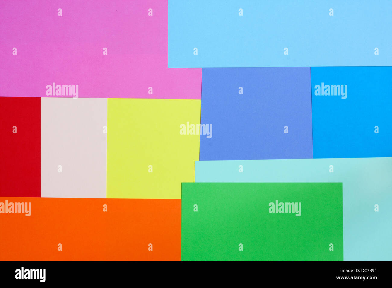 Abstrakte farbiges Papier Hintergrundtextur Stockfoto