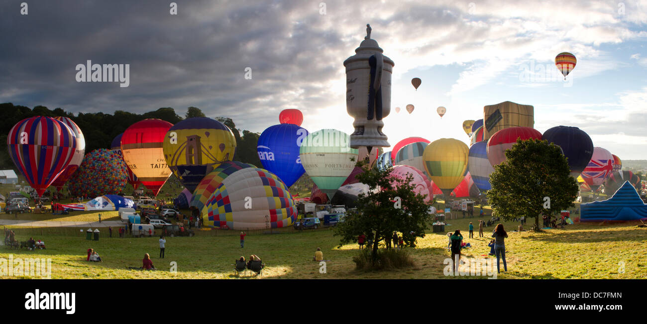 Bristol International Balloon Fiesta 2013 Stockfoto