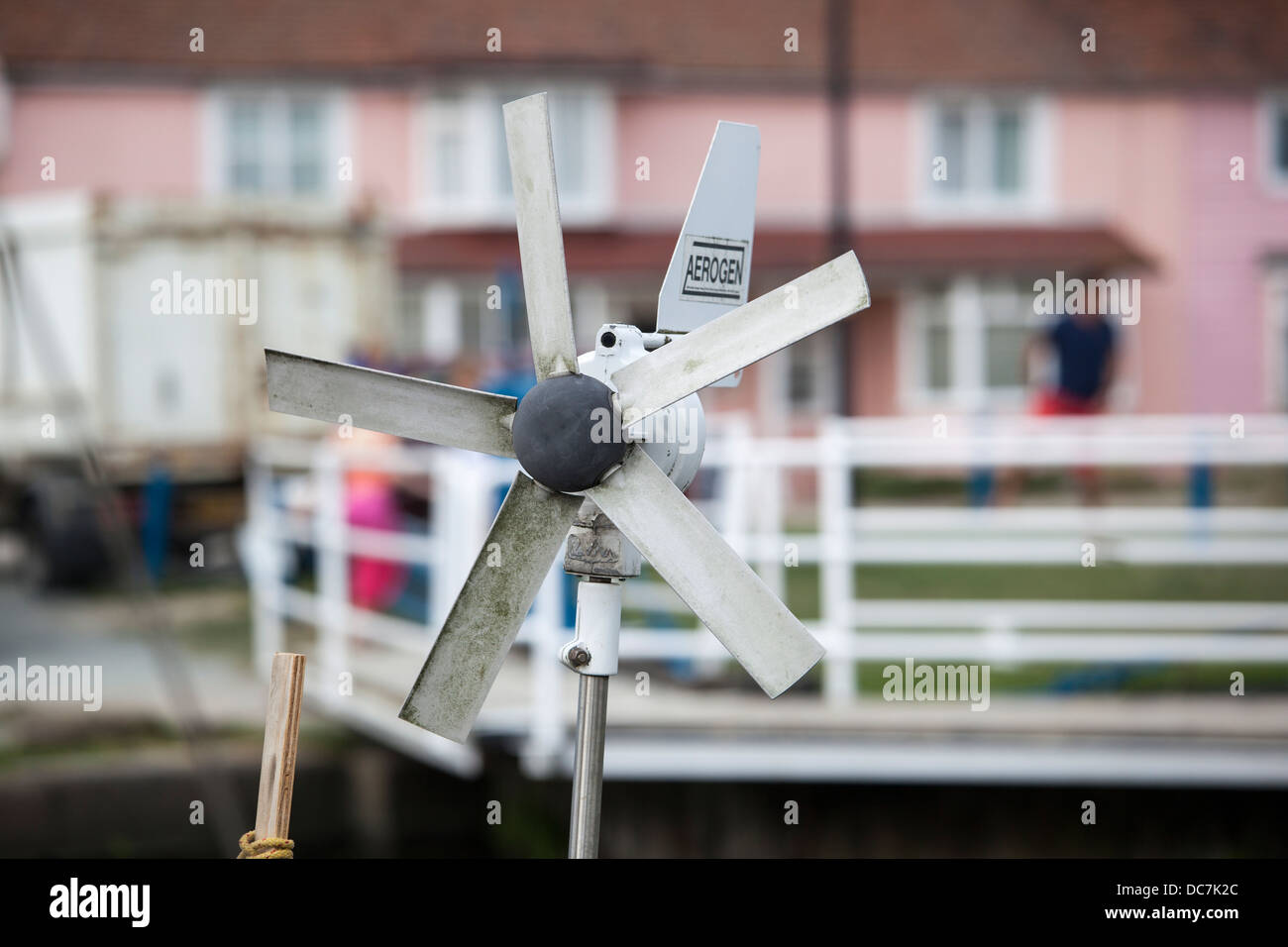 Windgenerator Stockfoto