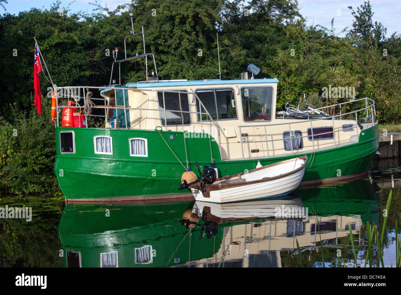 Hausboot Stockfoto