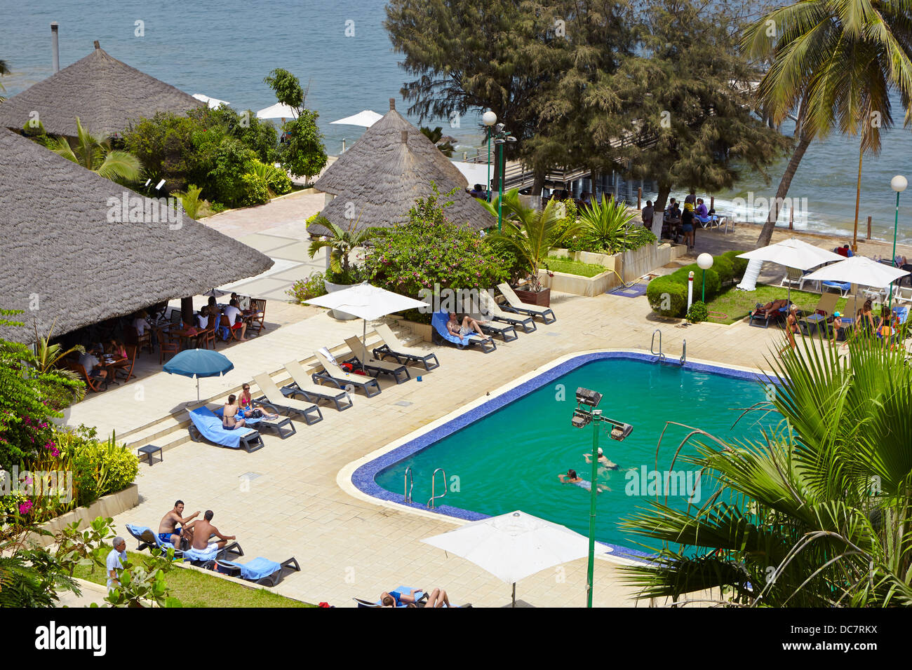 Hotel Pullman Teranga Schwimmbad, Dakar, Senegal, Afrika Stockfoto