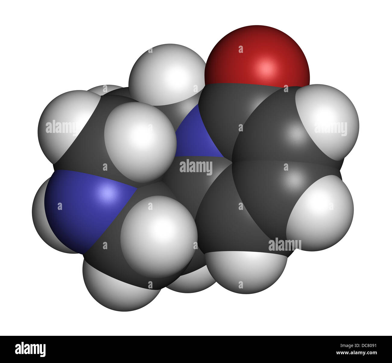 Cytisine (Baptitoxine, Sophorine) Rauchen aufhören Drogen, chemische Struktur. Stockfoto