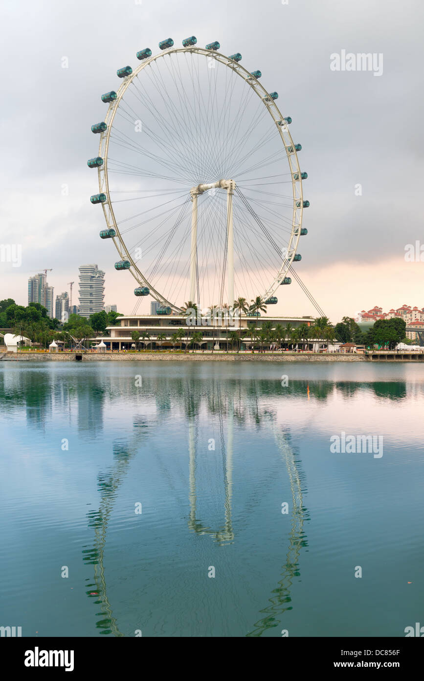 Singapore Flyer - das größte Riesenrad der Welt Stockfoto