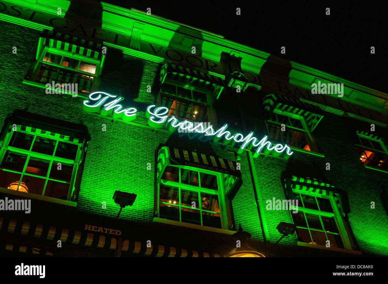 Der Grasshopper Coffeeshop in Amsterdam Stockfoto